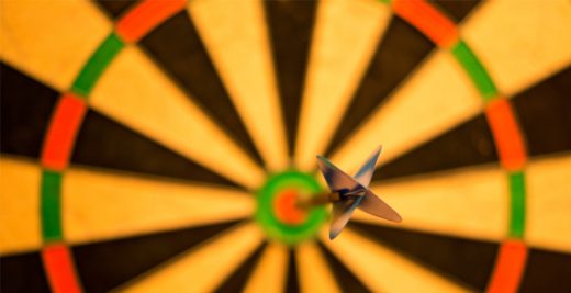 Hit the bullseye! Don't Try, Just Do it!